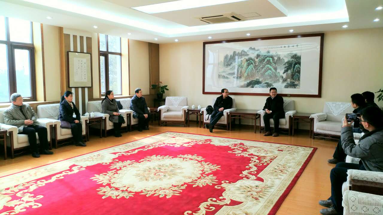 北方工业大学副书记郭玉良会见我校挂职干部一行