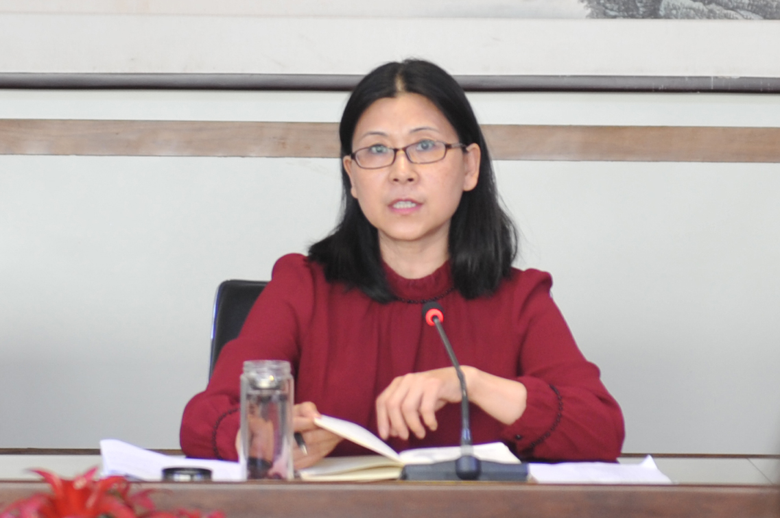 校领导李欣讲话