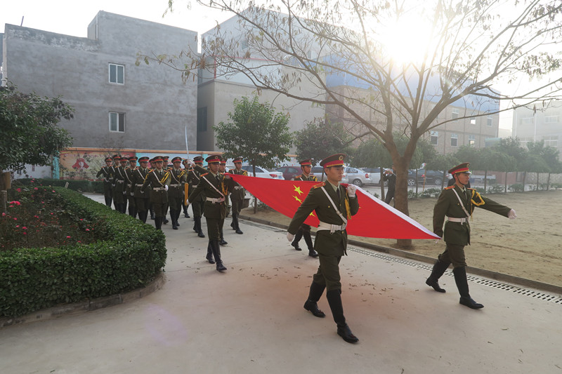 我校国旗护卫队