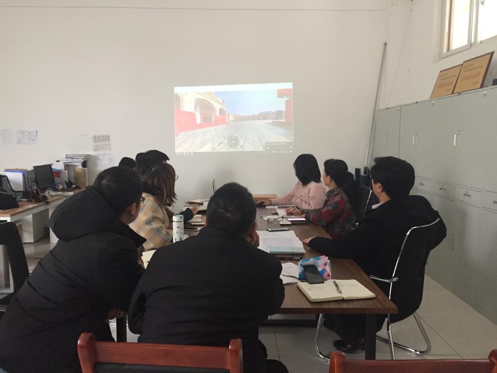 学院全体教师集中参观“序厅”