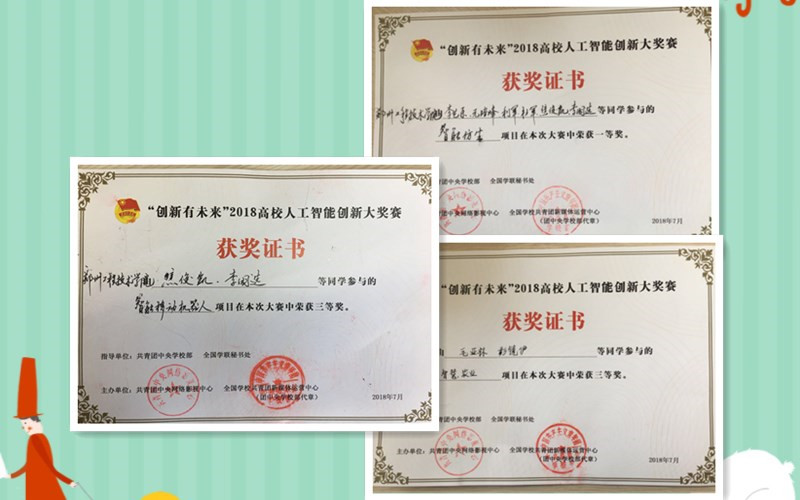 获奖证书