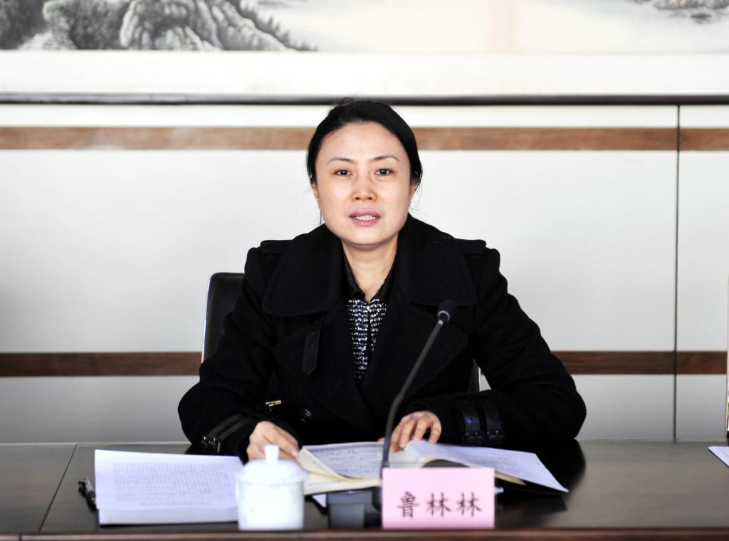 巡查组组长鲁林林讲话