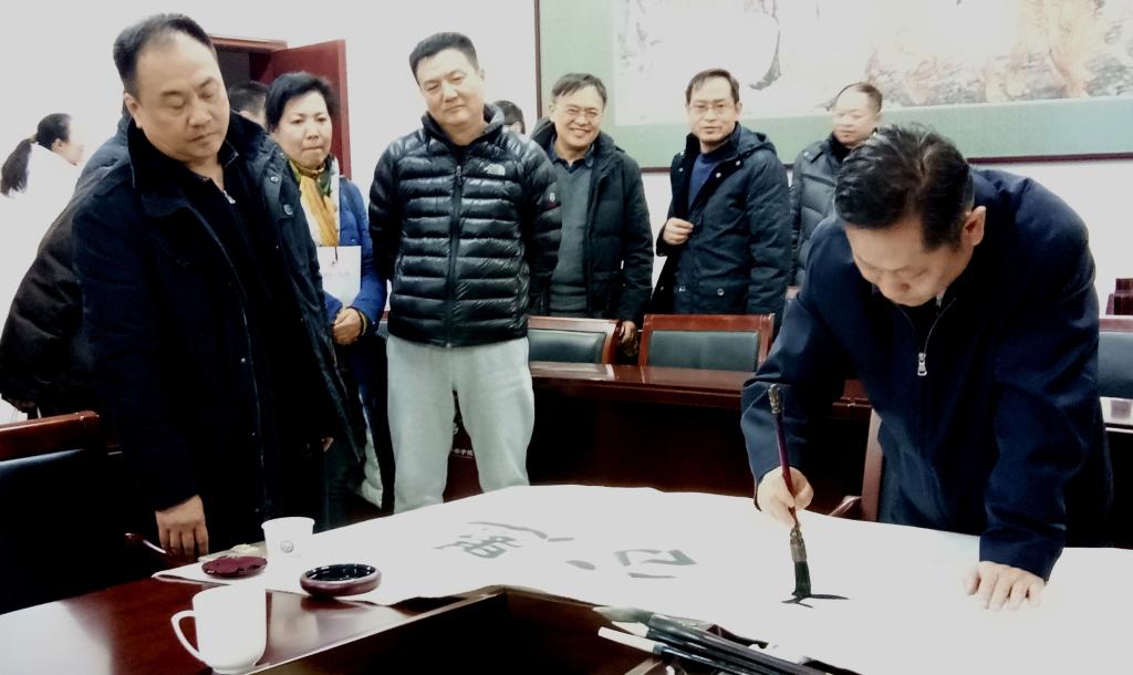 书法比赛现场