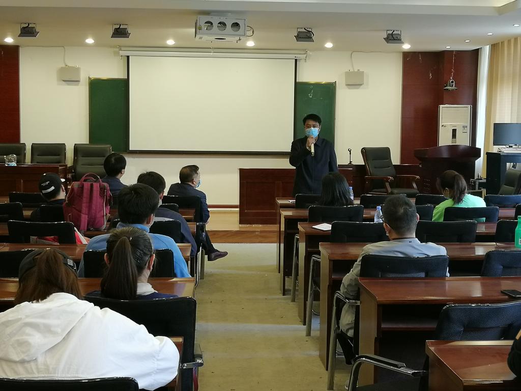 学生处处长王浩川讲话