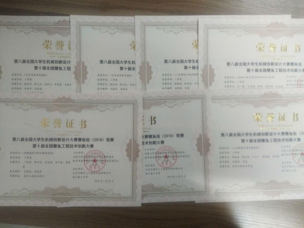 荣誉证书