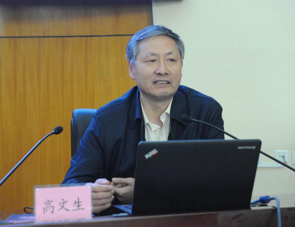 王文生教授作报告